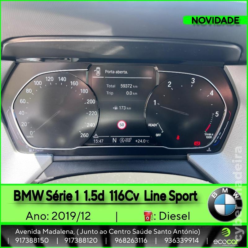 BMW Serie 1 1.5 d 116 cv Line Sport Gasóleo