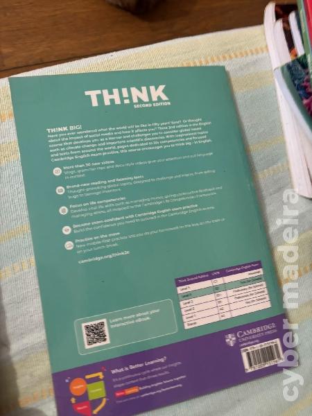 Think Level 4 Student's Book w/ eBook Workbook PACK 2 LIVROS 9º Inglês