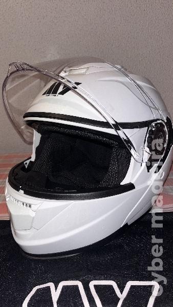 Unik Vendo capacete branco (MY) novo nunca usado (MY) XL
