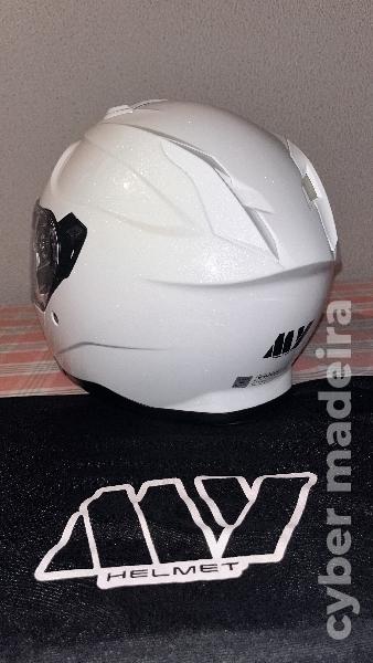 Unik Vendo capacete branco (MY) novo nunca usado (MY) XL