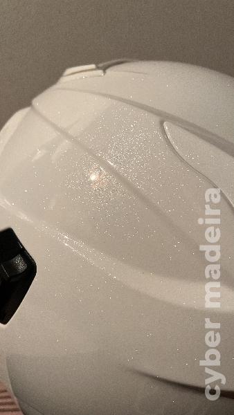 Unik Vendo capacete branco (MY) novo nunca usado (MY) XL
