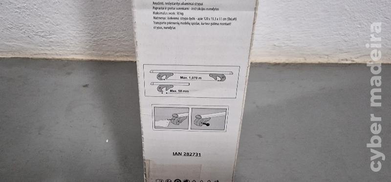 Barras Suporte Tejadilho