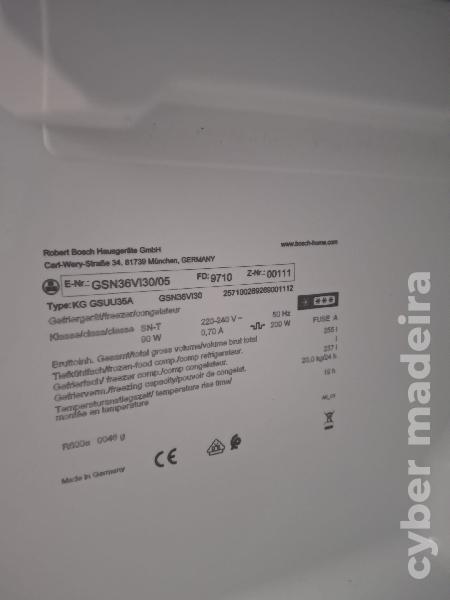 Bosch Frigorífico + Congelador Bosch Side-by-Side Inox – No Frost