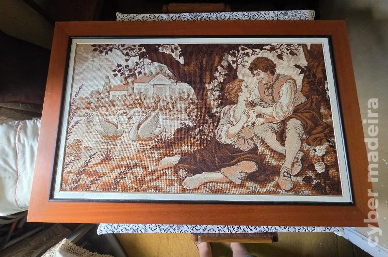 Quadro de Tela (feito em lã)