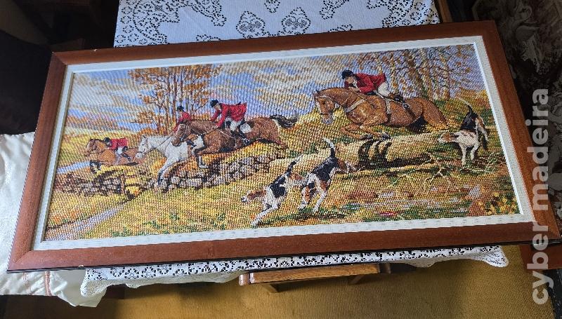 Quadro de Tela (feito em lã)
