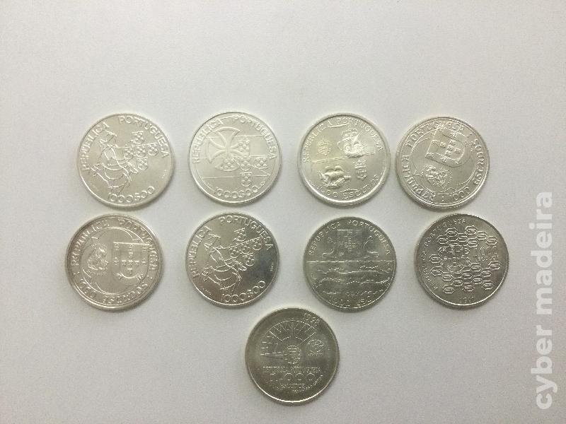 Moedas de 1000 escudos em Prata