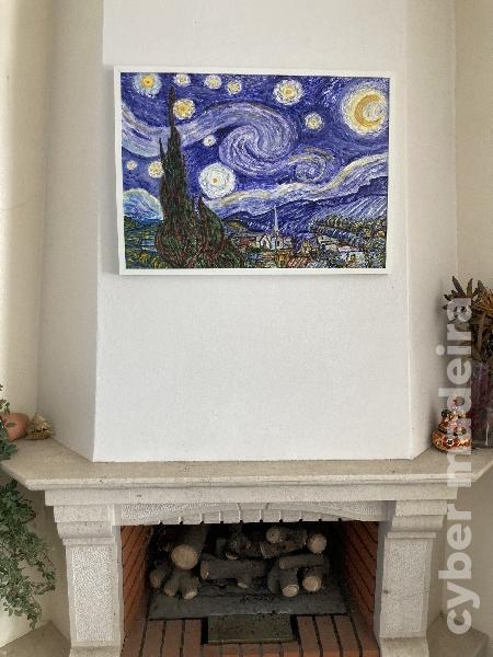 A Cortesã Terraço Café Noite Estrelada- TRIBUTO A VAN GOGH 3 Quadros
