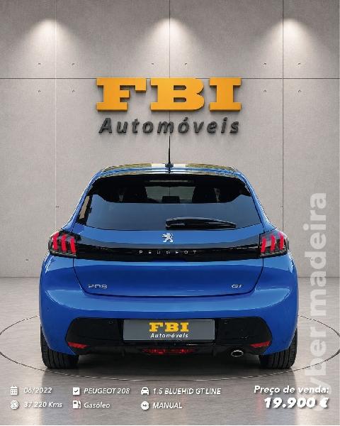 PEUGEOT 208 1.5HDI BLUEHDI GT-LINE Gasóleo