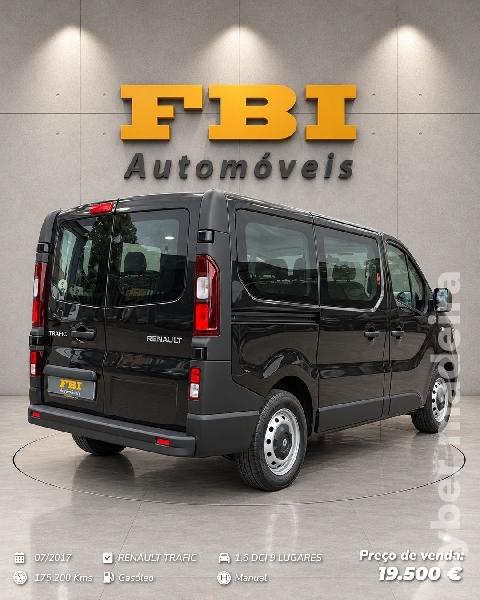 RENAULT TRAFFIC 1.6 DCI - 9 LUGARES Gasóleo