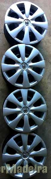 Jantes e Tampões Toyota Auris (Originais) 100 € 15" sem pneus