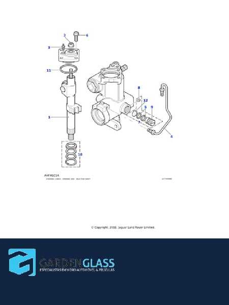 Kit de juntas, caixa da direcção aplicação/ Land-Rover