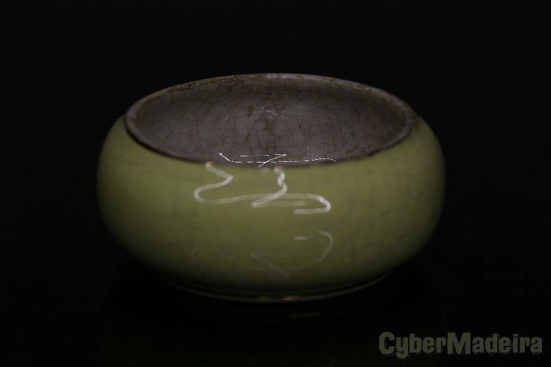 Açucareiro antigo com fio de ouro