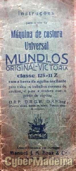 Máquina de Costura Antiga Mundlos Original - Victoria