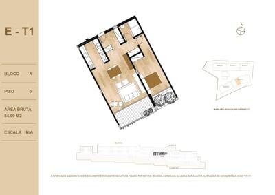 Apartamento T1 para Venda São Martinho, Virtudes