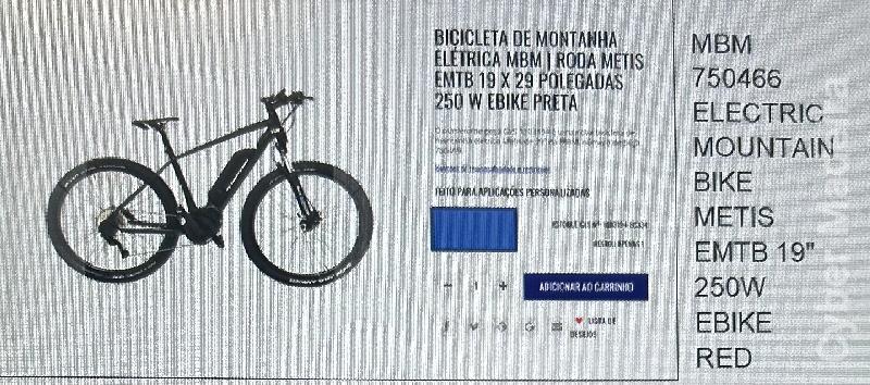 Vendo MBN R29 BTT Homem Vendo MBN R29