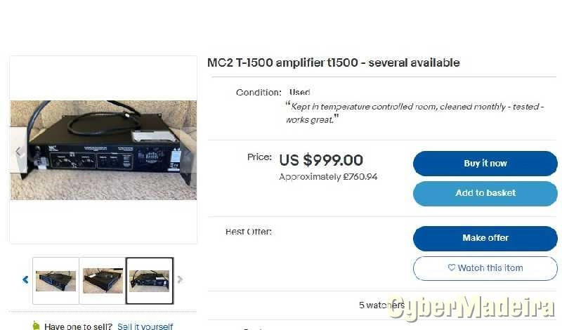 MC-AUDIO T1500 - Amplificador Profissional 3500w