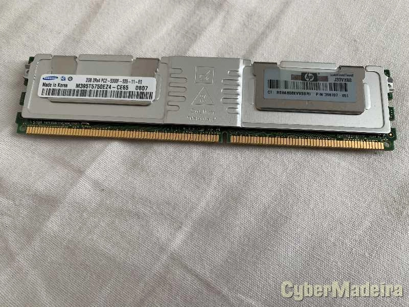 Memória 2GB 2Rx4 PC2-5300F-555-11-E0 Samsung