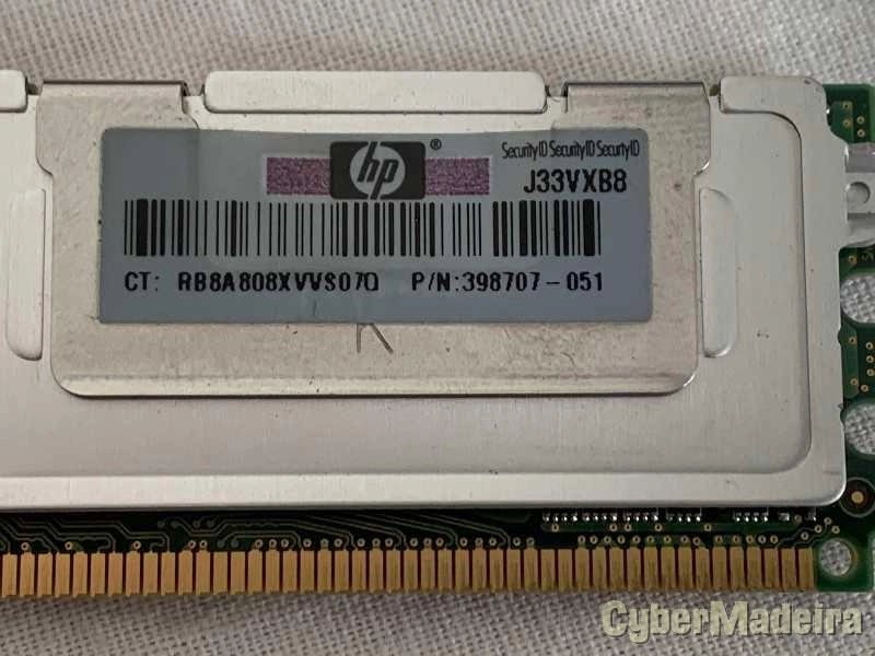 Memória 2GB 2Rx4 PC2-5300F-555-11-E0 Samsung
