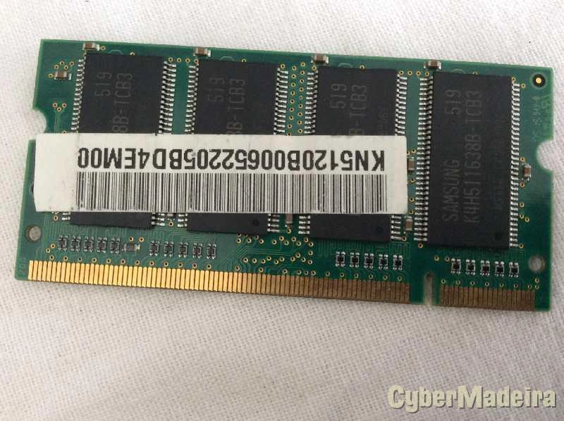 Memória DDR 512MB PC2700S Samsung