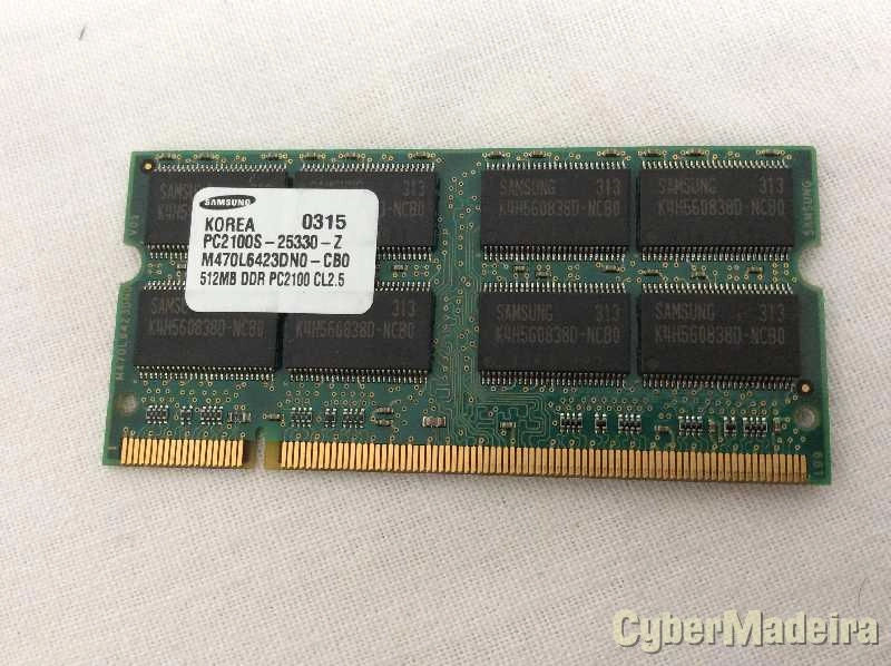 Memória DDR PC2100S 512MB Samsung