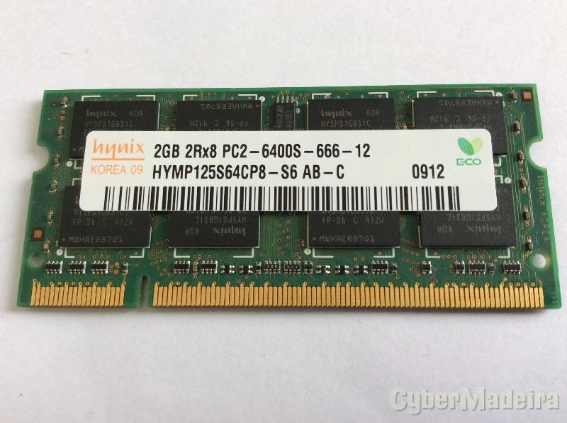 Memoria RAM 2GB para portatil