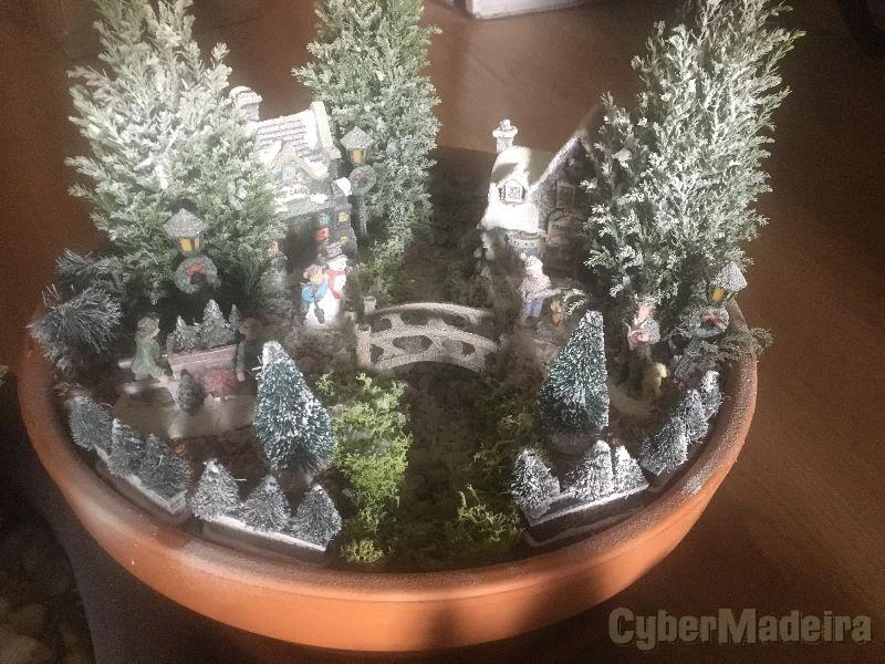 NATAL Aldeia de Natal em miniatura