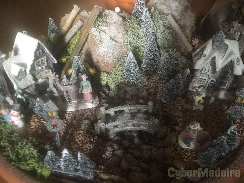 NATAL Aldeia de Natal em miniatura