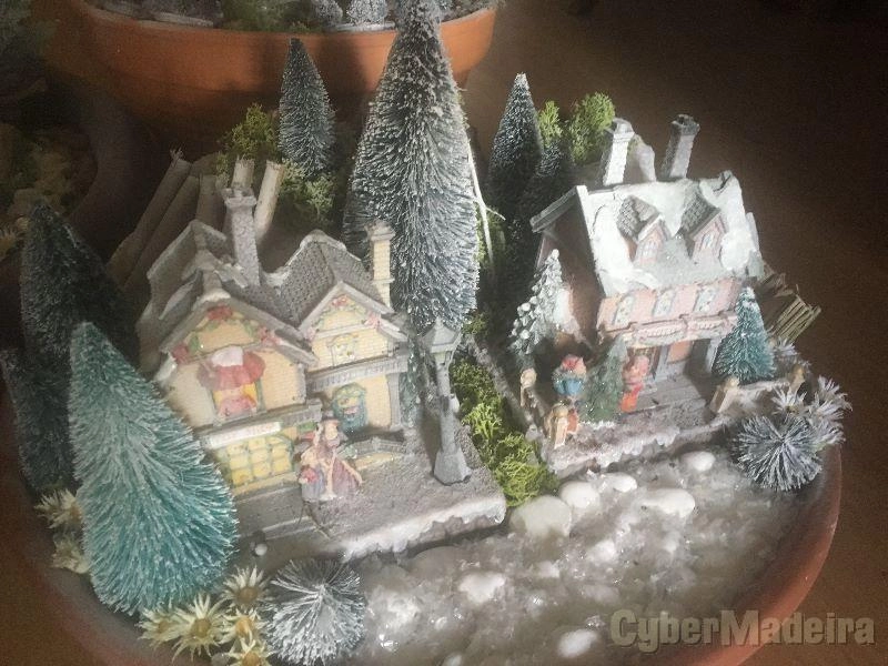 NATAL Aldeia de natal em miniatura