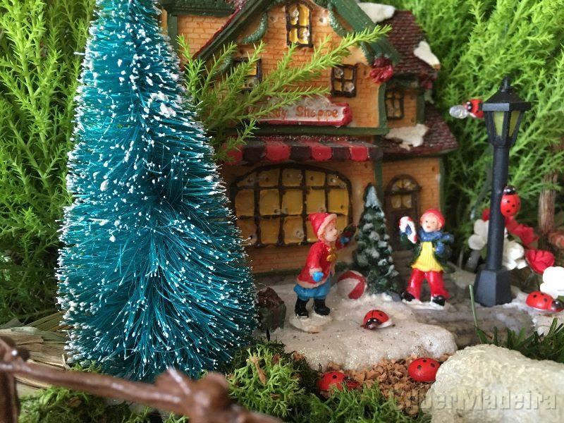 NATAL Aldeia de Natal em miniatura