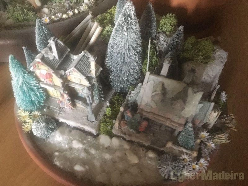 NATAL Aldeia de natal em miniatura