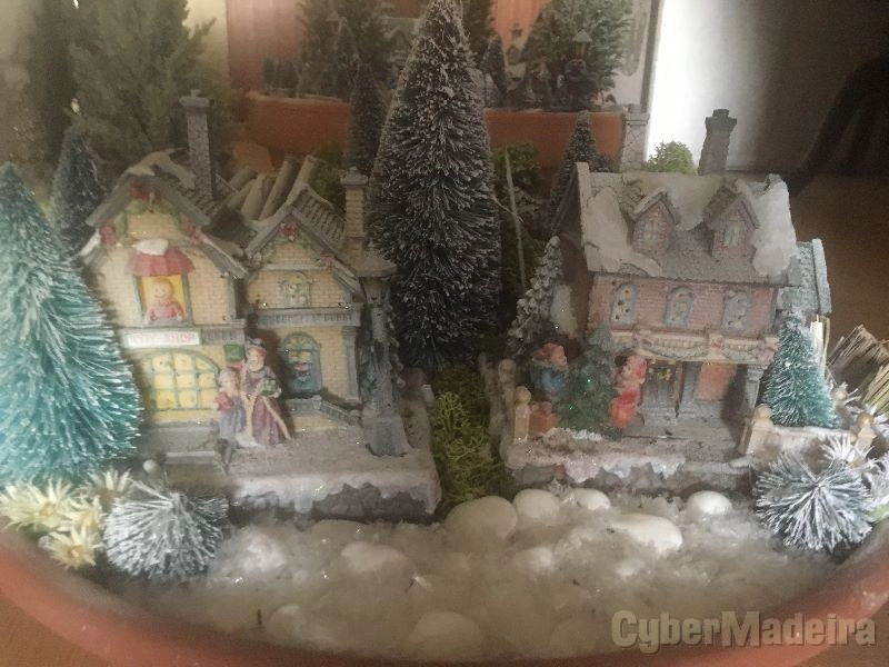 NATAL Aldeia de natal em miniatura