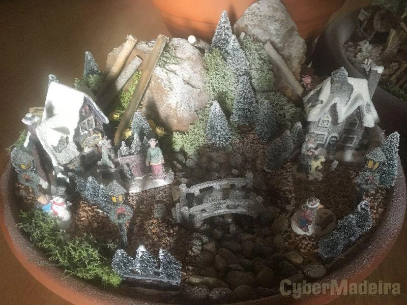 NATAL Aldeia de Natal em miniatura