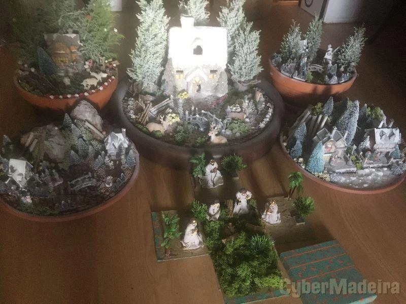 Natal Aldeia de Natal em miniatura