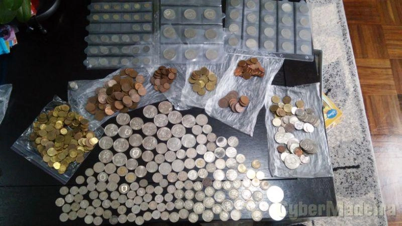 Coleção de moedas escudo