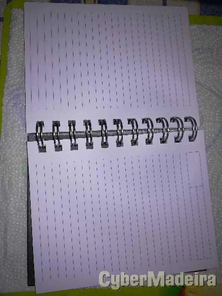 Molas e bloco notas