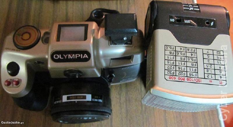 OLYMPIA câmara nova na mala nunca usada com red eye reduction Olympia
