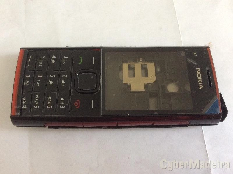 Chassis Nokia X2-00 vermelha completa