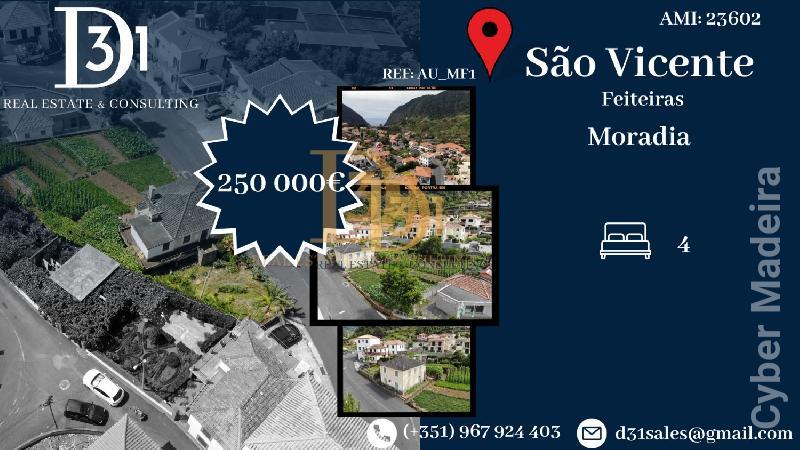 Moradia T4 para Venda São Vicente, Centro