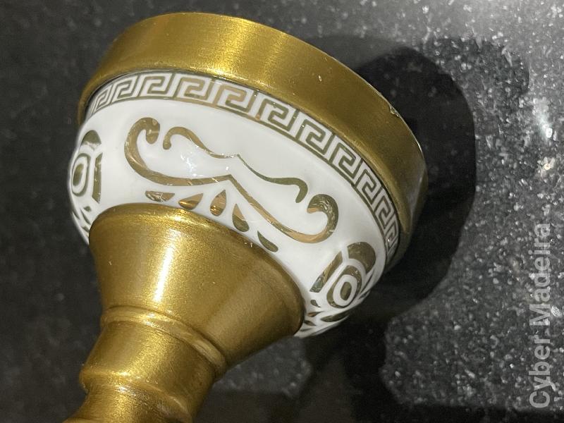 Suporte papel higienico dourado (Novo)