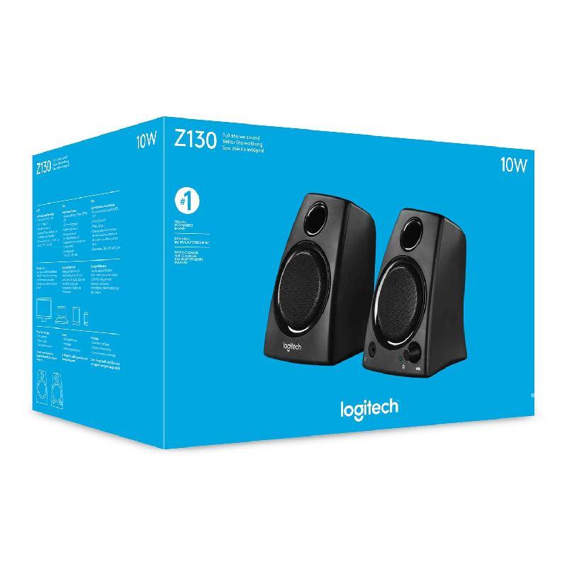 Colunas PC Logitech Z130 Stereo Preta