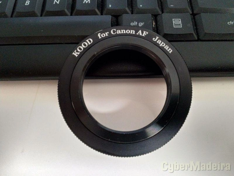 Kood Adaptador Objectivas T2 a Corpo Canon EF + Canon Tampa Traseira Objetiva