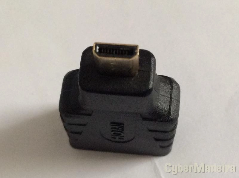 Adaptador micro hdmi macho para hdmi femea
