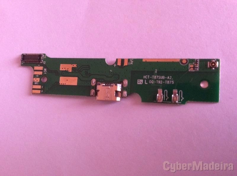 Placa com conector carga telemóvel  Oukitel K6000 Pro