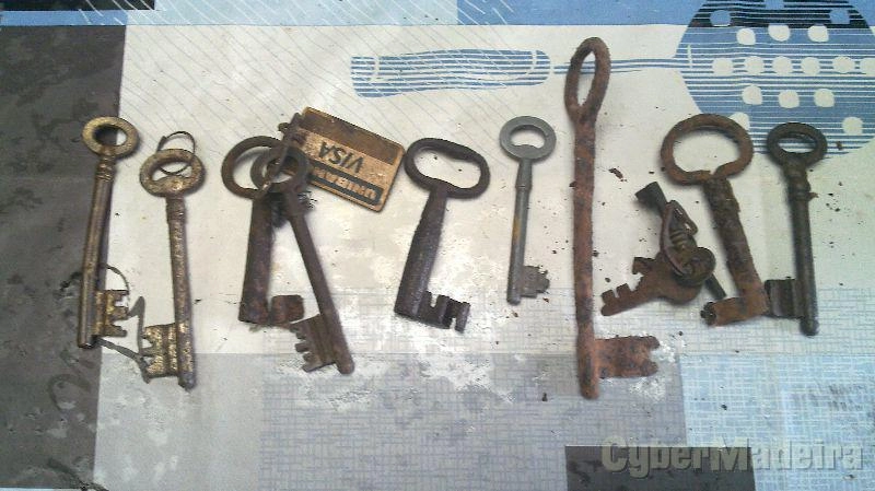 Fechaduras antigas e chaves