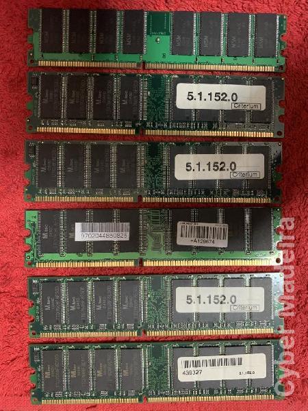 6 Memória RAM 512MB MSM  32M 8 PC-400