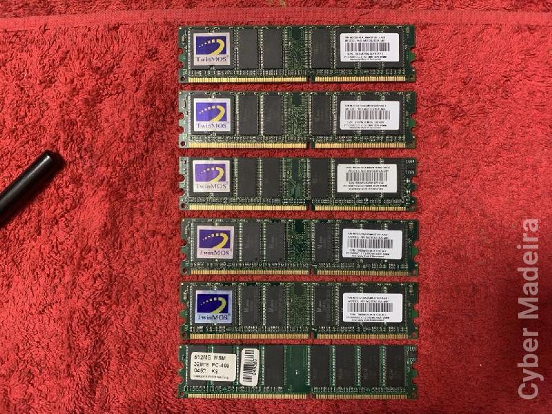 6 Memória RAM 512MB MSM  32M 8 PC-400