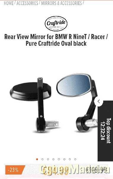 Peças extras para todos os modelos BMW R NineT