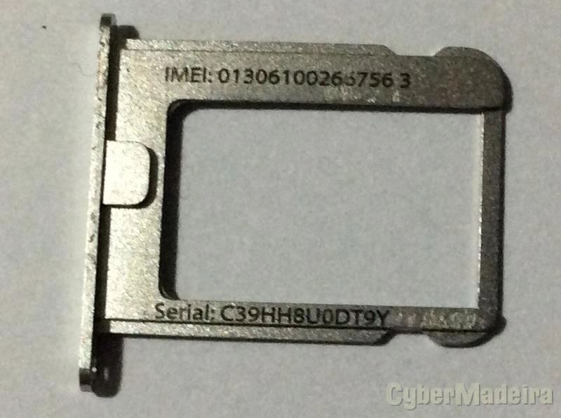 Gaveta leitor cartão SIM iPhone 4 e 4S