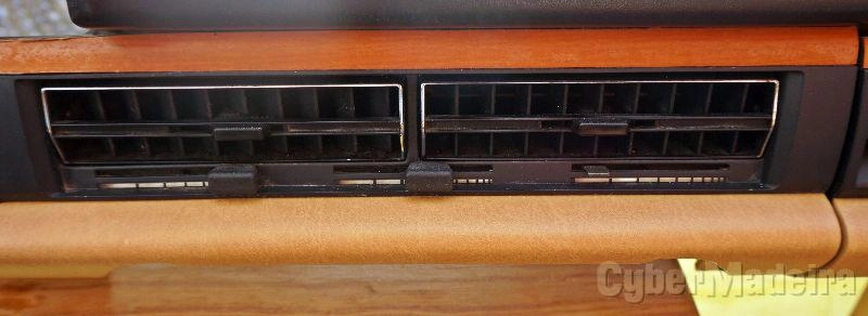 Mercedes W126 - ventiladores centrais do ar