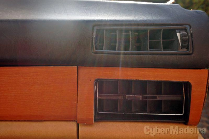 Mercedes W126 - ventiladores do ar